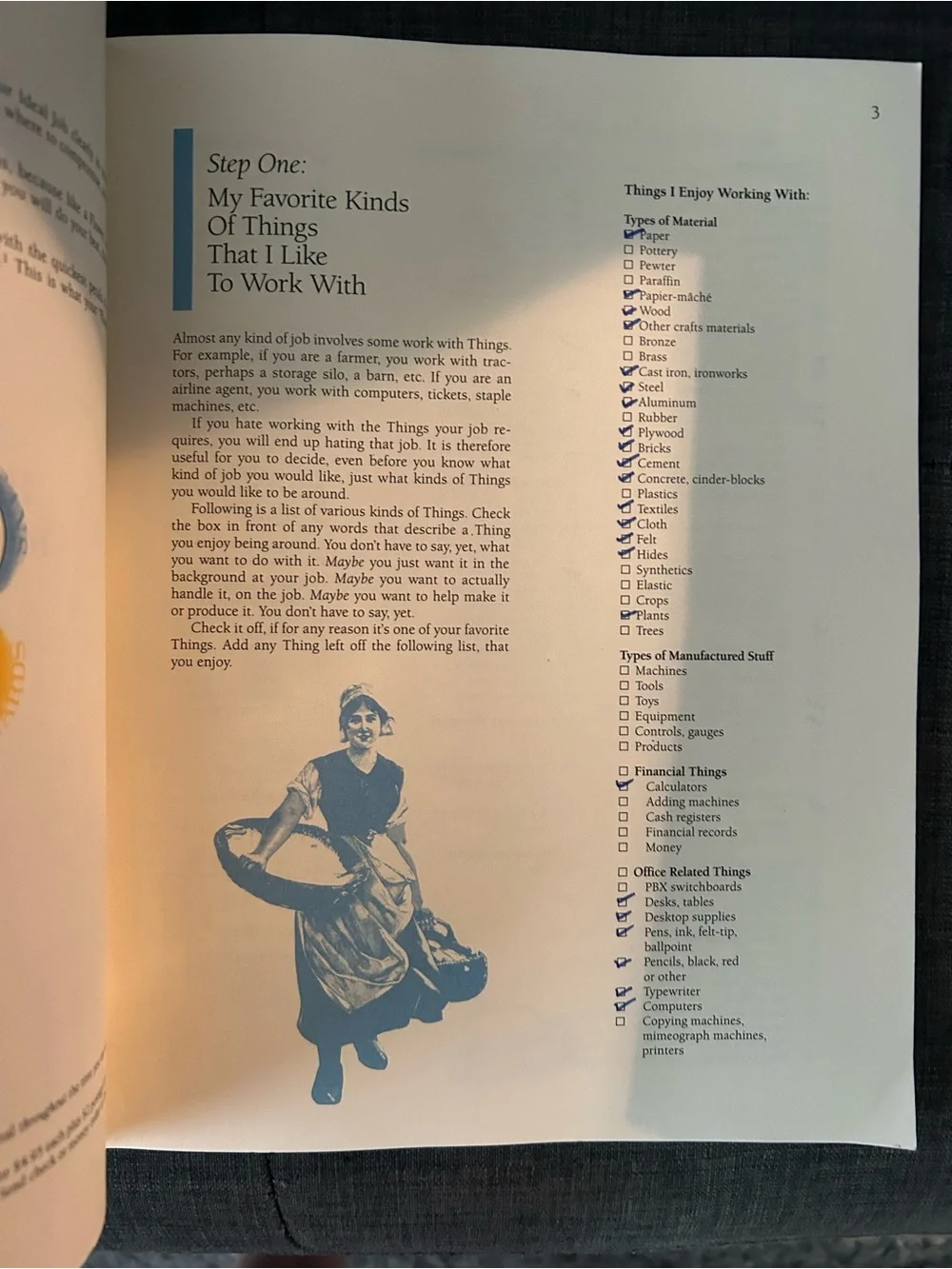 Vintage Book- The What Color Is Your Parachute Workbook — Richard Nelson Bolles